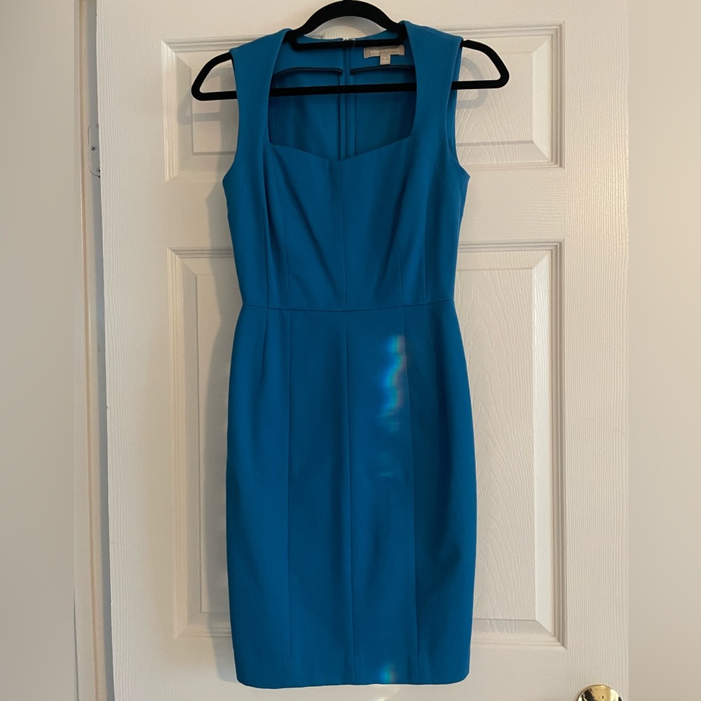 Calvin Klein turquoise dress